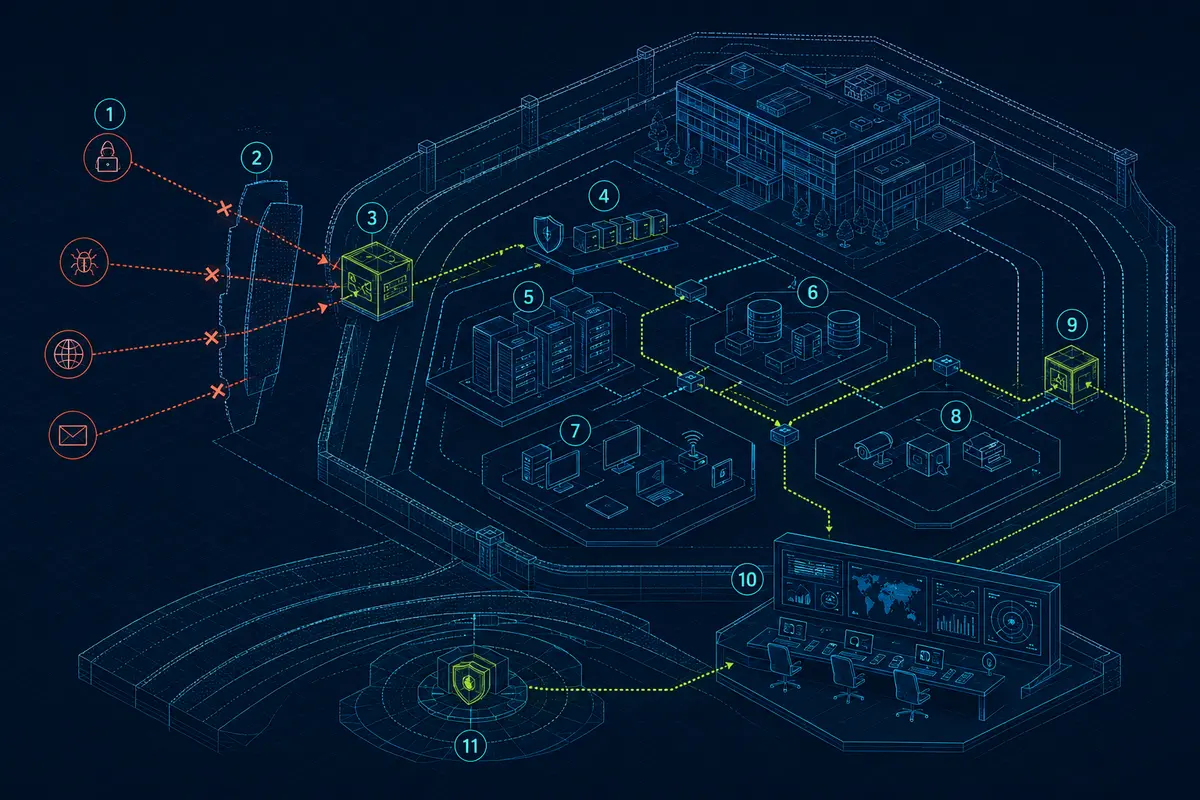 Архитектурная Blueprint-схема: Информационная безопасность