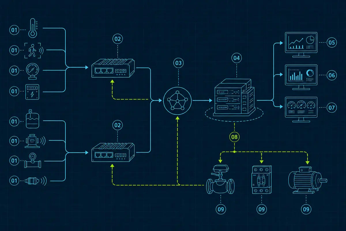 Функциональная архитектура системы: IoT и телеметрия
