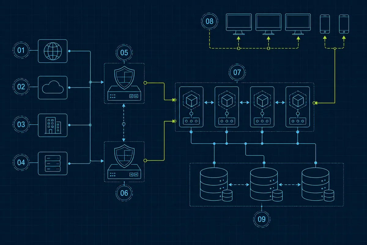 Функциональная архитектура системы: Цифровые сервисы SoftTech